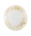 Plafonnier design SERENA Or 24 Carats 4 ampoules
