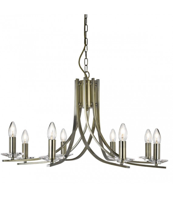 plafonnier ventilateur vintage 2 ampoules e27 max 60w brun patiné
