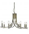plafonnier ventilateur vintage 2 ampoules e27 max 60w brun patiné