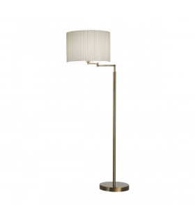 HILTON SAND Stehlampe Antik Messing 1 Glühbirne