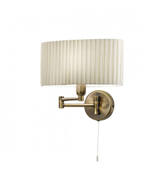 Applique murale HILTON SAND laiton antique 1 ampoule