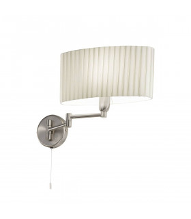 Applique murale HILTON SAND nickel 1 ampoule