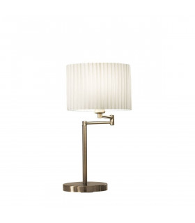 Lampe de table HILTON SAND laiton antique 1 ampoule