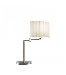 Lampe de table HILTON SAND nickel 1 ampoule