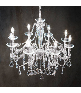 CONTARINI CRYSTAL Chandelier 8 lights - 1