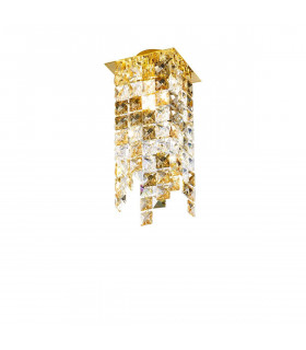 Diseño spot PRISMA 24 quilates Oro 1 bombilla