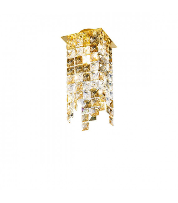 Diseño spot PRISMA 24 quilates Oro 1 bombilla