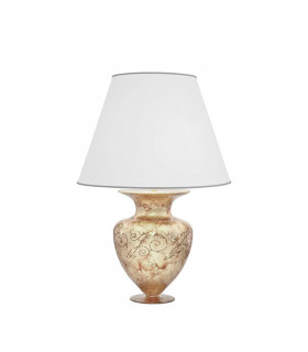 ANFORA design lámpara de mesa cromo 1 bombilla