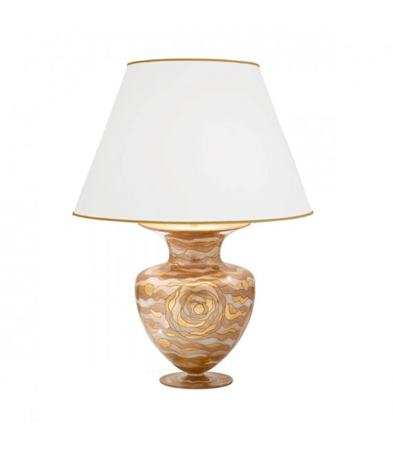 Design Tischleuchte ANFORA 24 Karat Gold 1 Glühbirne