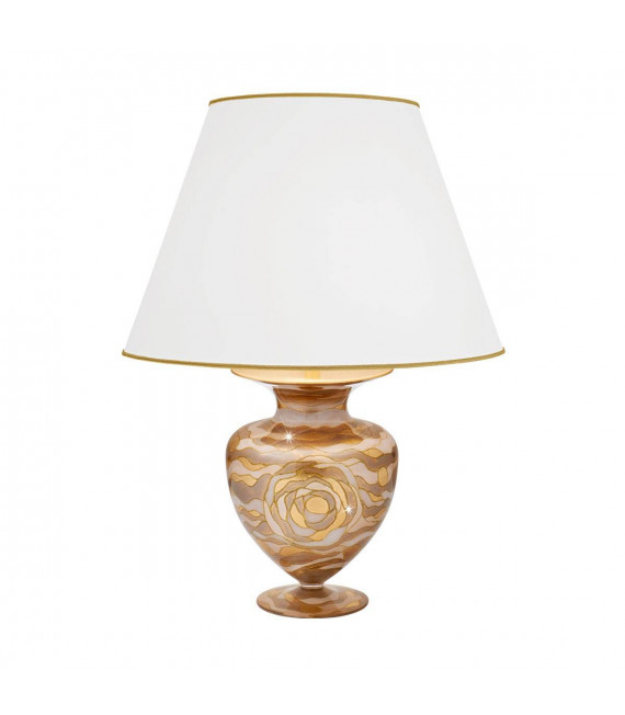 Design Tischleuchte ANFORA 24 Karat Gold 1 Glühbirne