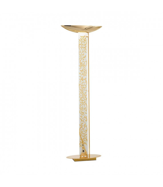 Lampadaire design DELPHI Or 24 Carats 4 ampoules