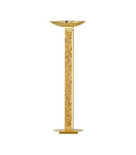 Lampada da terra design DELPHI Gold 24 carati 4 lampadine