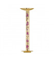 Lampadaire design DELPHI Or 24 Carats 4 ampoules