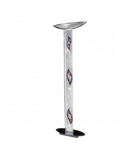 Lampada da terra design DELPHI cromata 4 lampadine