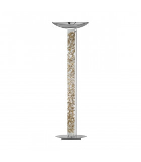 Lampada da terra design DELPHI cromata 4 lampadine
