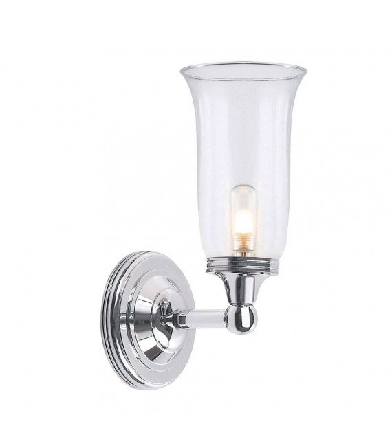 Applique Austen1, chrome et verre