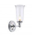 Applique Austen1, chrome et verre