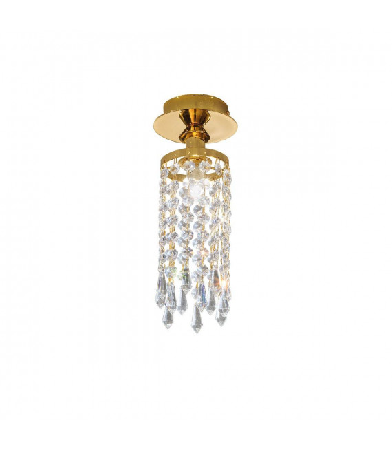 Design spot CHARLESTON 24 carati Oro 1 lampadina