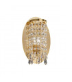 Applique murale design CHARLESTON Or 24 Carats 1 ampoule