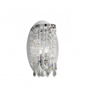 Applique di design CHARLESTON cromo 1 lampadina