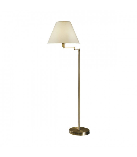 HILTON Stehlampe Antik Messing 1 Glühbirne
