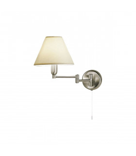 Applique murale HILTON nickel 1 ampoule