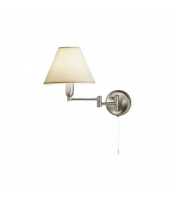 Applique murale HILTON nickel 1 ampoule