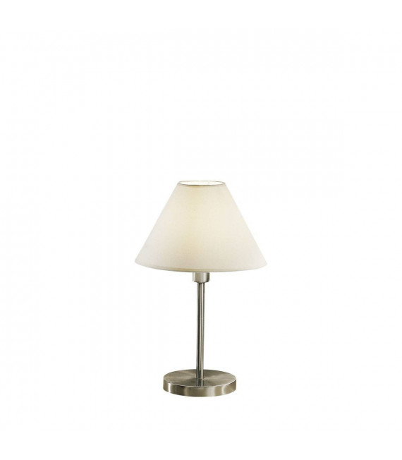 Lampe de table HILTON nickel 1 ampoule