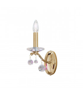 Applique classica CARMEN 2 oro 24 carati 1 lampadina