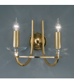 Applique murale classique IMPERIAL laiton Anglais 2 ampoules