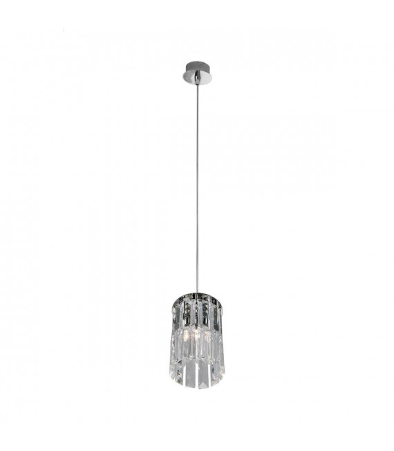 Design Pendelleuchte PRISMA Chrom 1 Glühbirne
