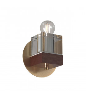 Applique murale design RIVIERA Mahagoni 1 ampoule