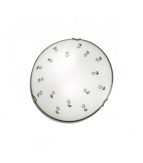 Plafonnier MOON laiton antique 1 ampoule