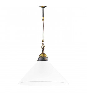Suspension style cosy NONNA laiton antique 1 ampoule