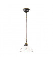 Suspension style cosy NONNA laiton antique 1 ampoule