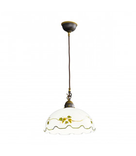 Suspension style cosy NONNA laiton antique 1 ampoule