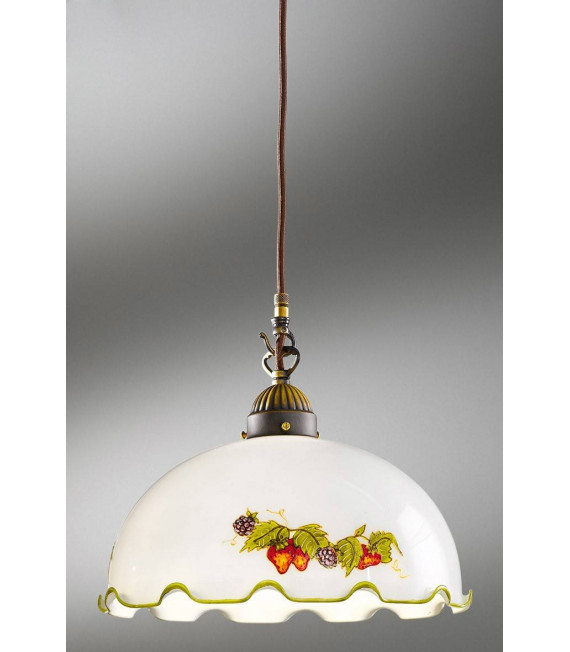 Suspension style cosy NONNA laiton antique 1 ampoule