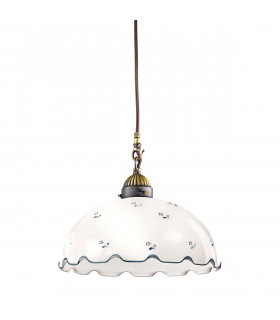 Suspension style cosy NONNA laiton antique 1 ampoule