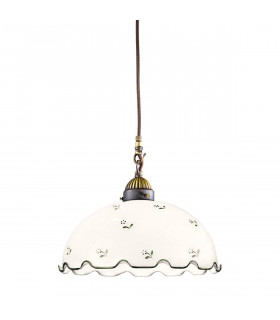 Lampada a sospensione NONNA in ottone antico 1 lampadina