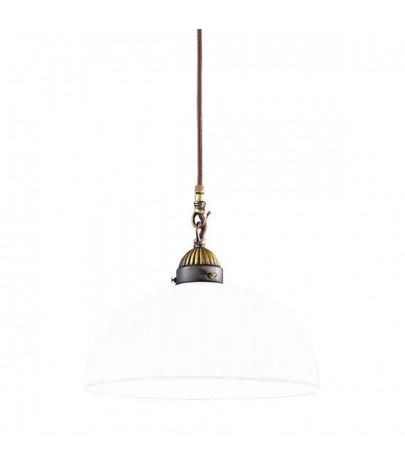Suspension style cosy NONNA laiton antique 1 ampoule