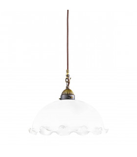 Suspension style cosy NONNA laiton antique 1 ampoule