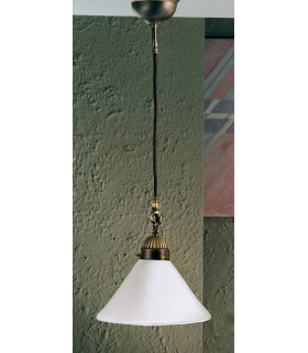 Suspension style cosy NONNA laiton antique 1 ampoule