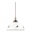 Suspension style cosy NONNA laiton antique 1 ampoule
