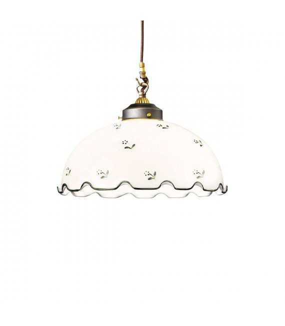Suspension style cosy NONNA laiton antique 1 ampoule