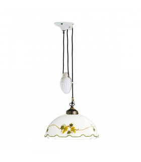 Suspension style cosy NONNA laiton antique 1 ampoule
