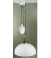 Suspension style cosy NONNA laiton antique 1 ampoule
