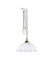 Suspension style cosy NONNA laiton antique 1 ampoule