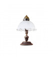 Lampe de table style cosy NONNA laiton antique 1 ampoule