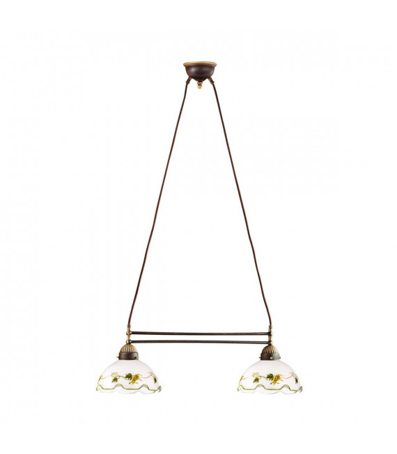 Candlestick-Stil gemütliche NONNA Antik Messing 2 Glühbirnen