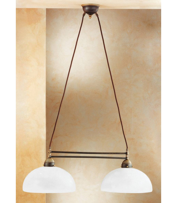Candlestick-Stil gemütliche NONNA Antik Messing 2 Glühbirnen